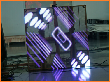 Desay Series G · fine pixel · transparent LED installation panel